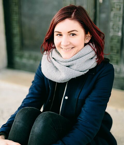 Happy Moment: Sigrid nach der Zahnspangen-Behandlung